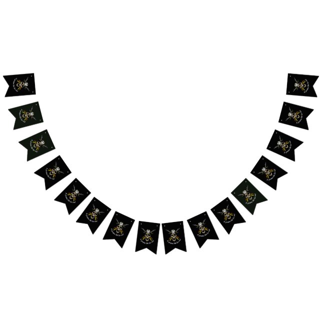 Pirate Skull Treasure Buner drapeaux (Tout)