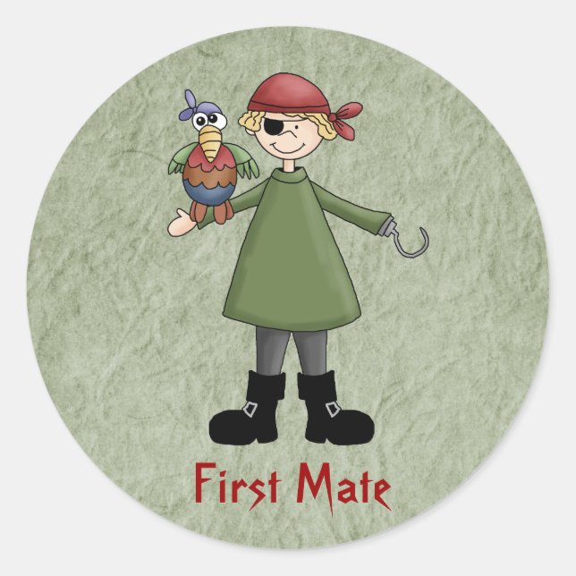 Pirate - Stickers Premier Mate (Devant)