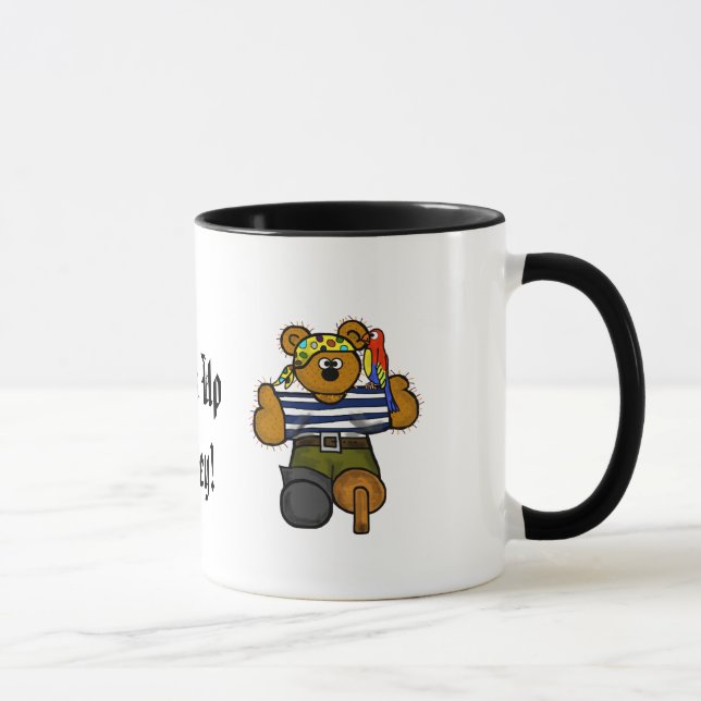 Pirate Teddy Bear et Treasure Map Mug (Droite)