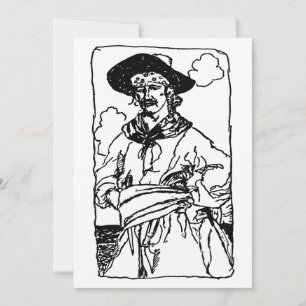 Pirates Anciens Croquis d'un Capitaine par Howard 