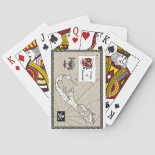 Pirates des cartes de jeu des Bermudes