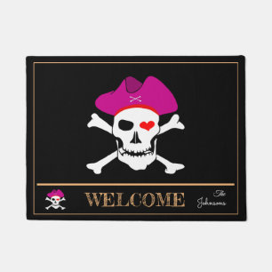Pirates Drapeau & Capitaine Grace, tapis de maison