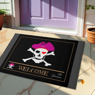 Pirates Drapeau & Capitaine Grace, tapis de maison
