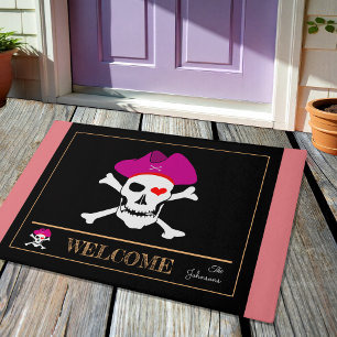 Pirates Drapeau & Capitaine Grace, tapis de maison