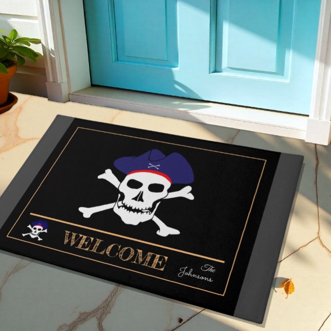 Pirates Drapeau & Capitaine Jack, tapis de maison  (Créateur téléchargé)