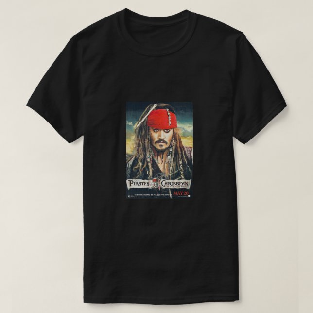 Pirates du T-shirt cinéma caribéen (Design devant)