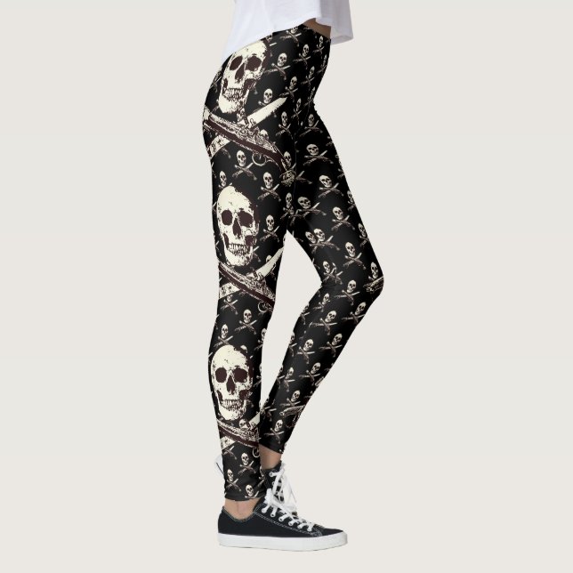 Pirates Life multiskul_black Leggings (Droite)
