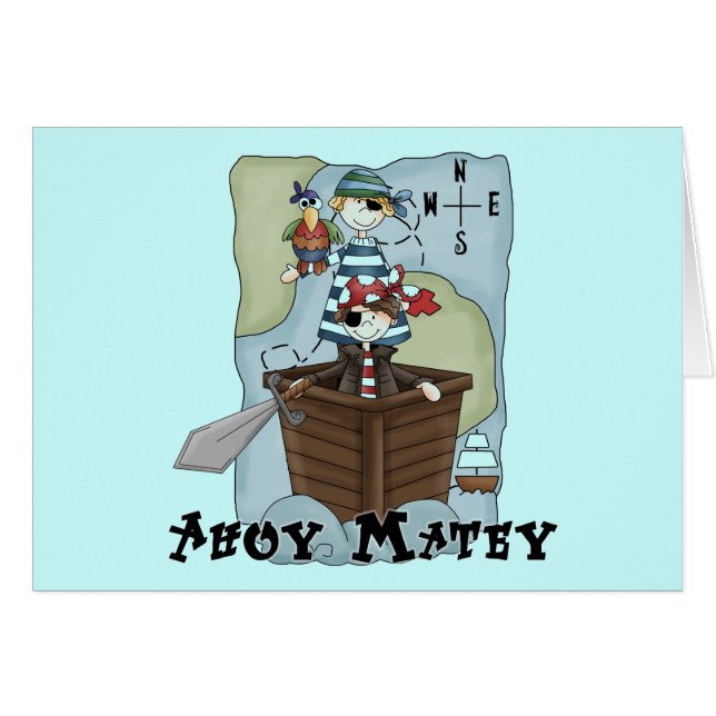 Pirates oh Tshirs et cadeaux (Devant horizontal)