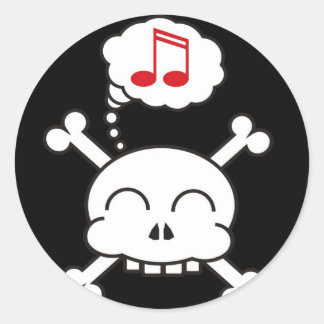 pirates R joyeux autocollant