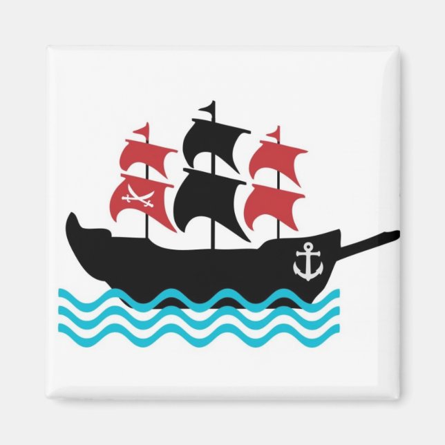 Pirates Ship Magnet (Devant)