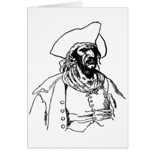 Pirates Vintage, un croquis de boucanier par Howar