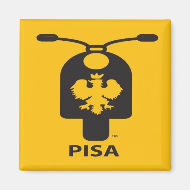 Pisa Scooter Magnet (Devant)