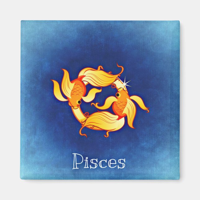 pisces aimant zodiac (Devant)