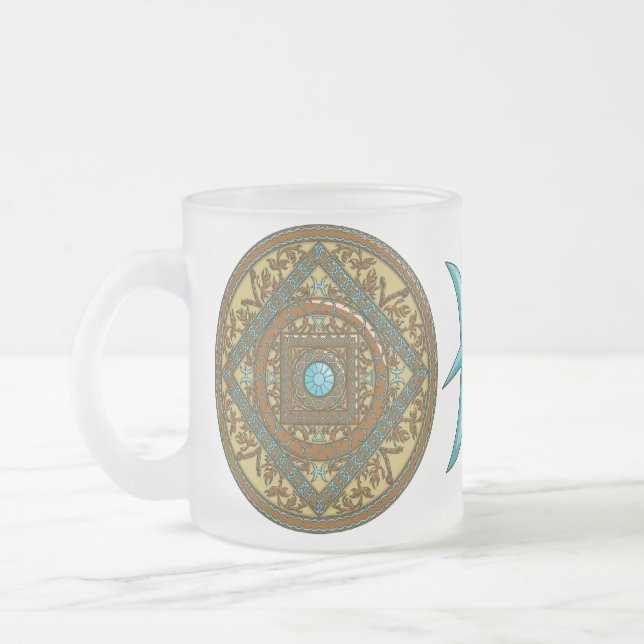Pisces Mandala Mug (Gauche)