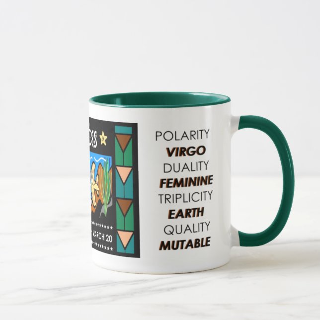 PISCES MUG DE PROFIL ASTROLOGIQUE (Droite)
