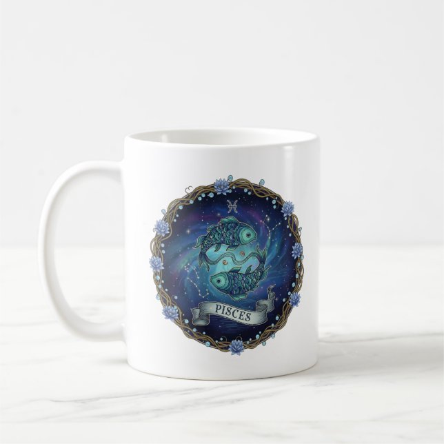 Pisces special Zodiac  Coffee Mug (Gauche)