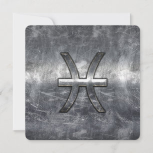 Pisces Zodiac Connexion Gruning acier style print