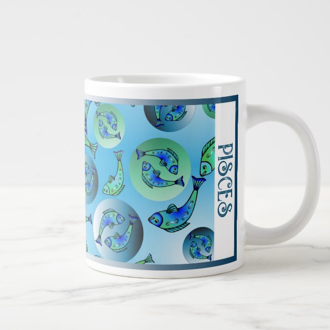 Pisces Zodiac Spécialité Mug (Droite)