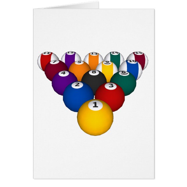 Piscine : Boules de billard : Billards : (Devant)