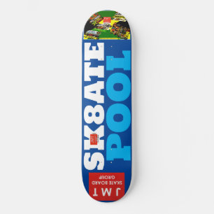 PISCINE DE SKATE JMT 8 Pont de Skateboard 1/4"