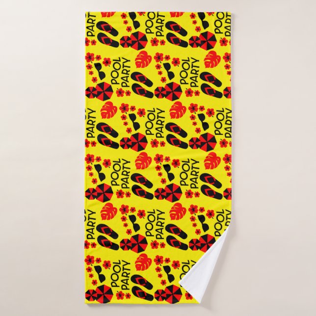 Piscine d'été Parties serviette de plage (Serviette de bain)