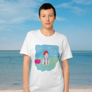 Piscine extérieure T-shirt baigneurs marins
