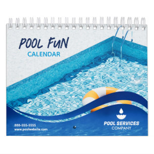 Piscines Calendrier de l'entreprise Pool Service