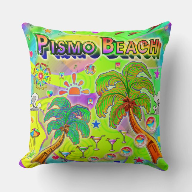 Pismo Beach Mind Coussin (Recto)