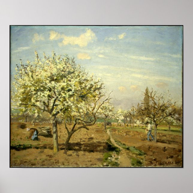 Pissarro's "The Orchard" -  Poster (Devant)