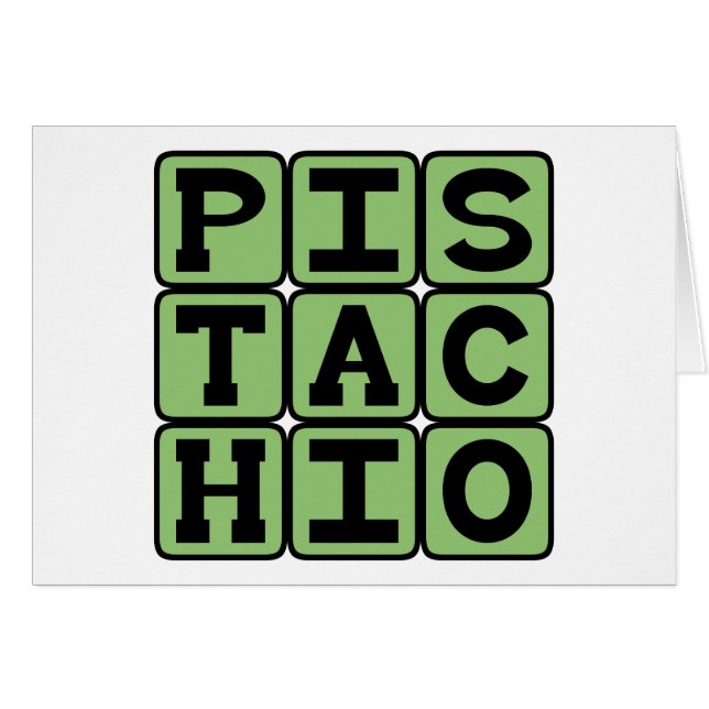 Pistache, Fruit à Coque (Devant horizontal)