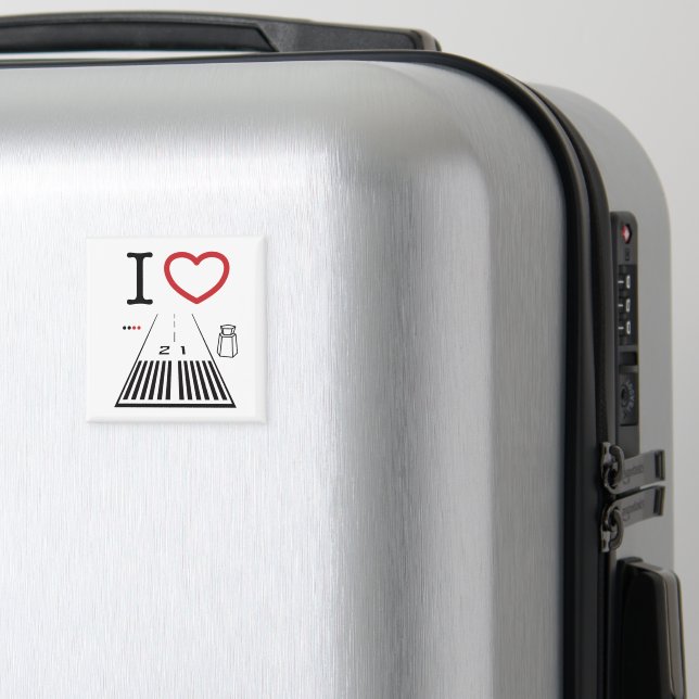 Piste de l'aéroport père Noël Monica 21 aimant car (In Situ (Bagages))