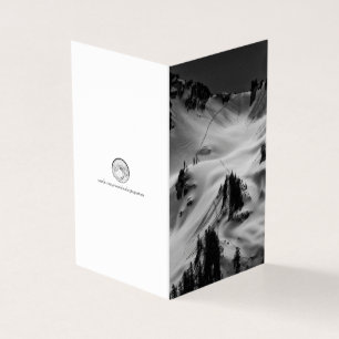 Piste de neige de montagne