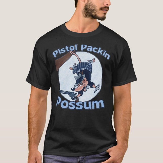 Pistol Packin Possum Classic T-Shirt (Devant)