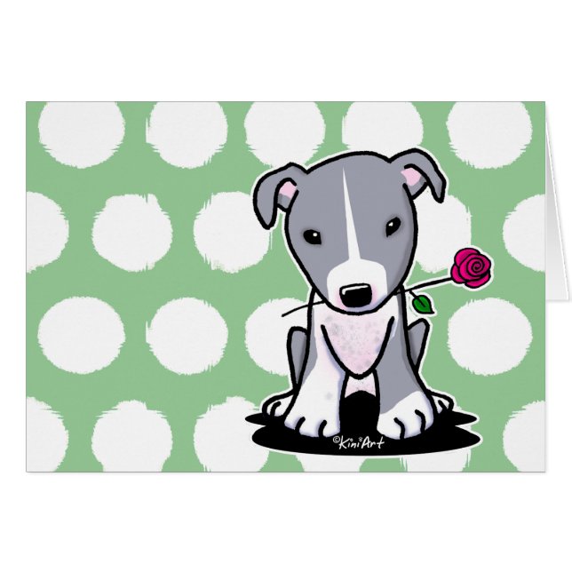 Pit Bull Avec Fleur (Devant horizontal)