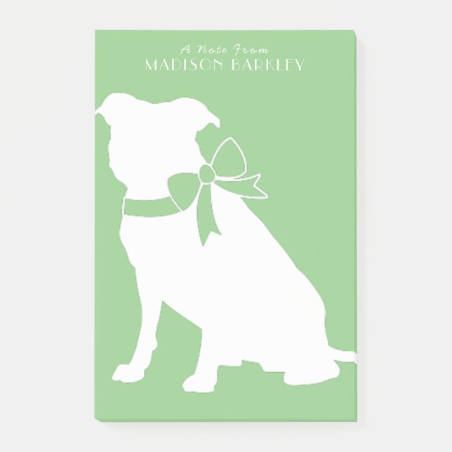Pit Bull Chien Puppy Pitbull Post-it Notes (Devant)