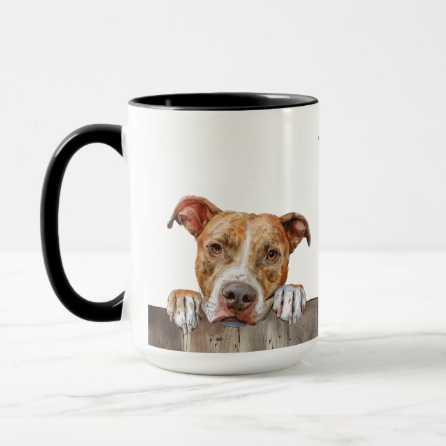 Pit Bull Dog Mug (Gauche)