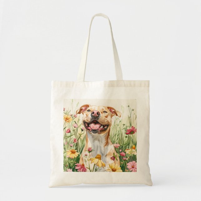 Pit Bull Tote Bag – Dog Lover Gift (Devant)
