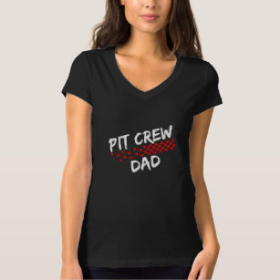 Pit Crew Papa T-Shirt Hébergement voiture de cours
