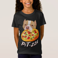Pit-zza ! T-shirt Pit Bull & Pizza