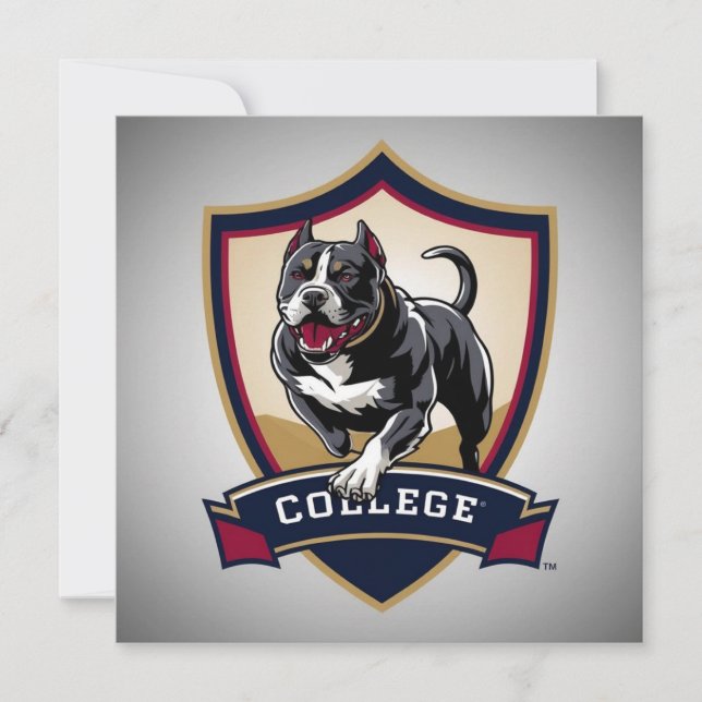 Pitbull à l'université : Logo (Devant)