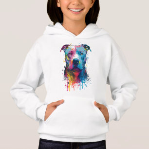 Pitbull américain - Graffiti Ink Splash