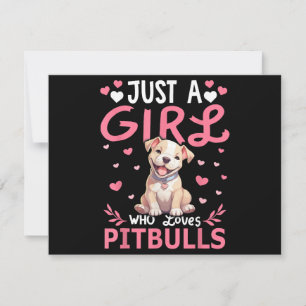 Pitbull Chien Filles Femmes Juste Une Fille Qui Ai