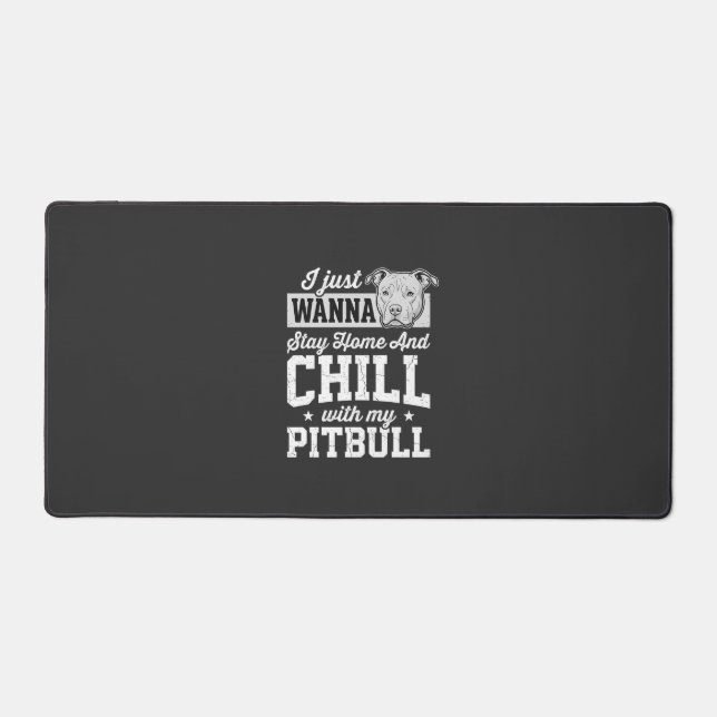 Pitbull Reste à la Maison et Design Chill (Recto)