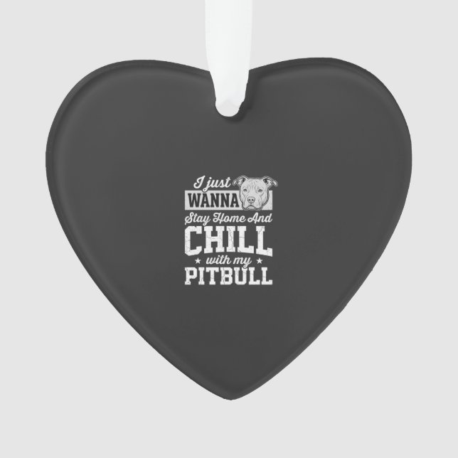 Pitbull Reste à la Maison et Design Chill (devant)
