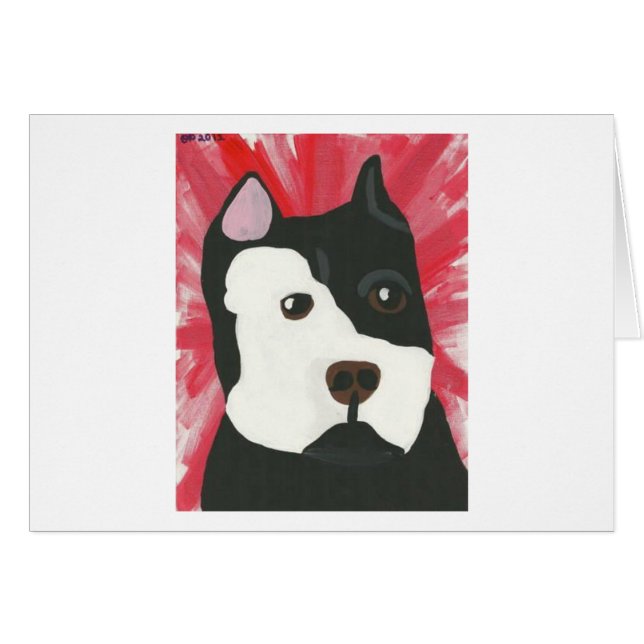 Pitbull rouge (Devant horizontal)