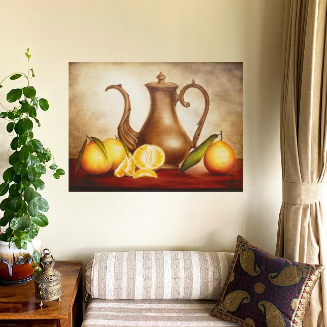 Pitcher avec Oranges - Impression d'art (Créateur téléchargé)