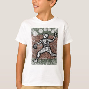 Pitcher T-Shirt Little League Boy