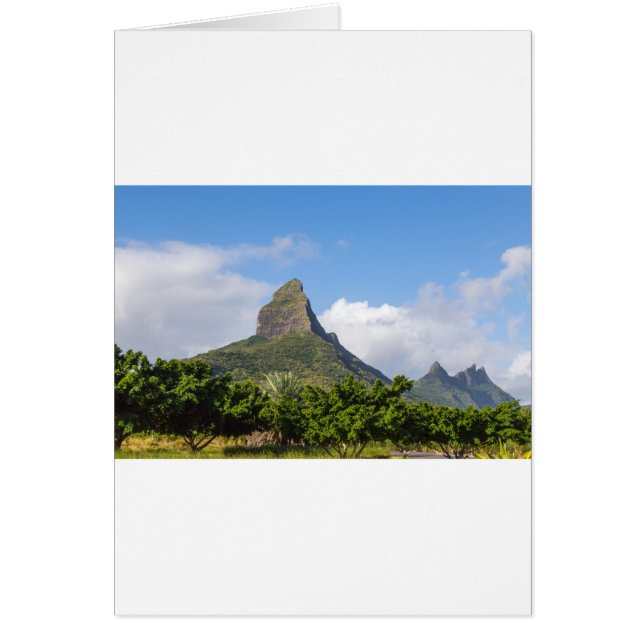 Piton de la Petite mountain, Maurice panoramic (Devant)