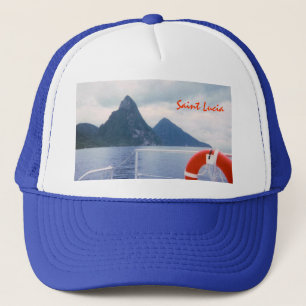 Pitons du casquette de coutume de mer