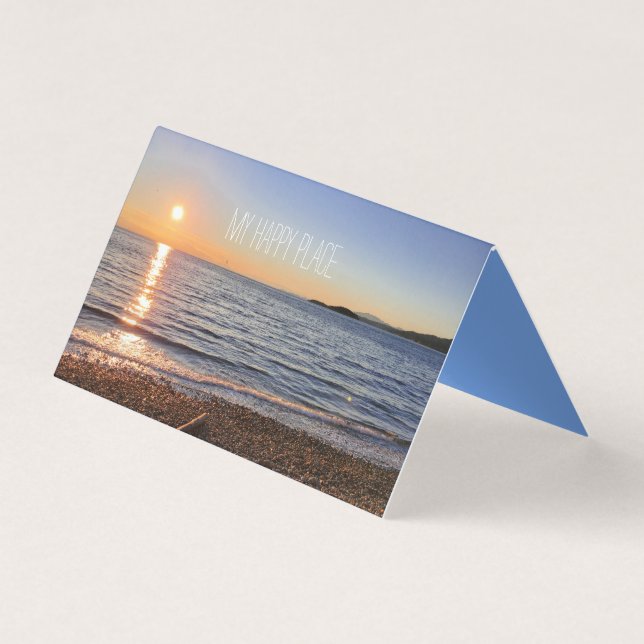Pittoresque Beach Sunset Carte photo (Front)